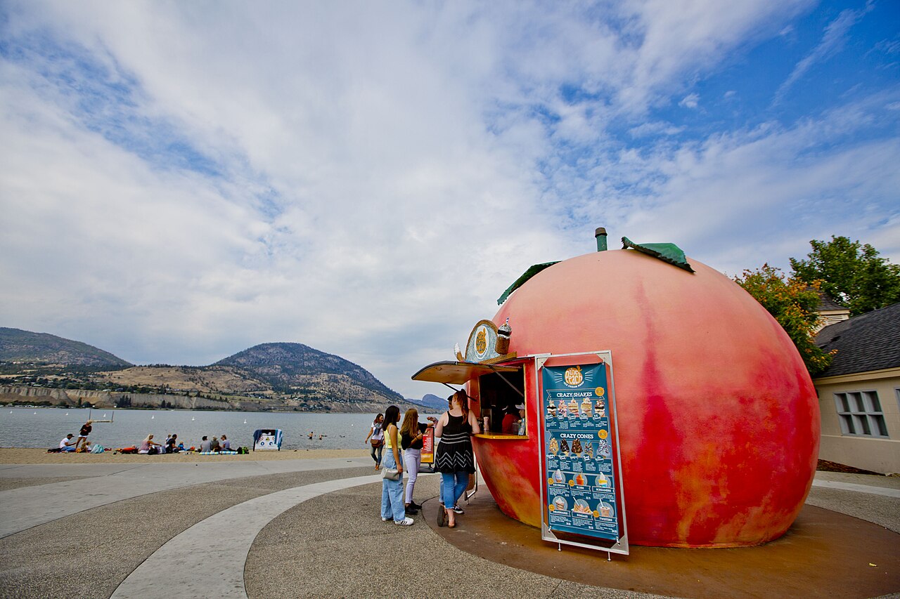 Penticton’s Peach ice-cream shop, photographed in 2018.